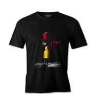 IT - Pennywise Siyah Erkek Tshirt