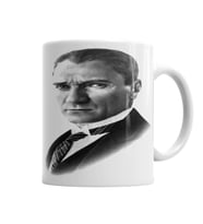 Mustafa Kemal  Atatürk Kupa Bardak Porselen