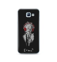 Einstein Tasarım Süper Şeffaf Silikon Telefon Kılıfı Samsung A8 (2016)  
