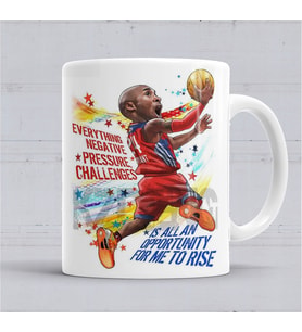For Me To Rıse Kobe Bryant Kupa Bardak Porselen