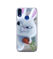 Dedektif Tavşan Tasarımlı Süper Şeffaf Silikon Telefon Kılıfı Huawei Honor 8c