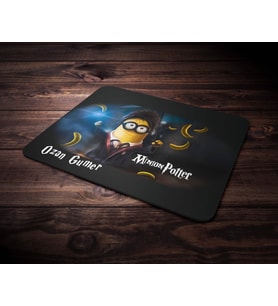Kişiye Özel Harry Potter Temalı Mınıon Potter Tasarımlı Mouse Pad (Renksiz)