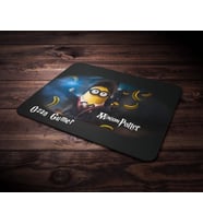 Kişiye Özel Harry Potter Temalı Mınıon Potter Tasarımlı Mouse Pad (Renksiz)
