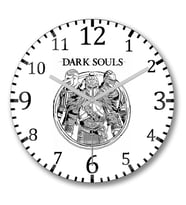 Dark Souls Duvar Saati Bombeli Gercek Cam