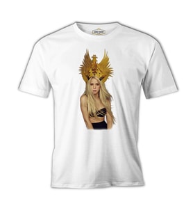 Shakira - Comme Moi Beyaz Erkek Tshirt