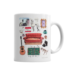Friends Central Perk   Kupa Bardak Porselen