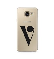 Samsung A3 (2017) Harf Tasarımlı Telefon Kılıfı V-Harfi 