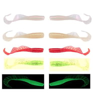 PROFISHER 10 Adet Silikon Kıvırcık Kuyruk Kurtçuk 7 cm 1,5 gr 