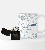 BK Gift Kişiye Özel Yılbaşı Mutlu Yıllar Temalı Çakmak ve Kupa Seti - 17