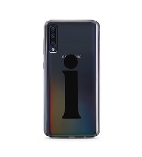 Samsung A50 Harf Tasarımlı Telefon Kılıfı İ-Harfi 