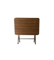 Katlanır Ahşap Mutfak ve Balkon Masası Meşe 70X110cm (Karışık)