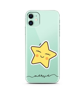 Yıldız Tasarımlı Kişiye Özel Telefon kılıfı (tüm modeller mevcuttur)