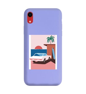 Lila Lansman Telefon Kılıfı Iphone XR