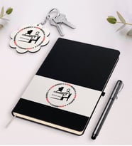 BK Gift Kişiye Özel Sistem Mühendisi Siyah Defter Kalem Ve Anahtarlık Hediye Seti-1 (Model 1)