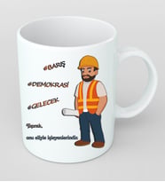 Kupa Bardak İşçi Bayramı Kişiye Özel