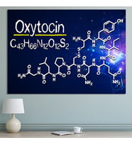 Grabovoi Oksitosin Oxytocin Kutsal Geometri Yaşam Çiçeği Kanvas Tablo