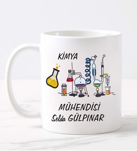 Kimya Mühendisi  Kupa1 (Beyaz)