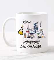 Kimya Mühendisi  Kupa1 (Beyaz)