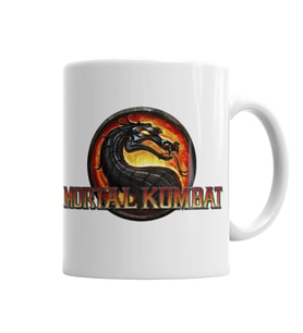Dragao Mortal Kombat Kupa Bardak Porselen