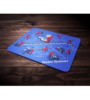 Kişiye Özel Mekanik Mühendisi Tasarımlı Mouse Pad (Renksiz)
