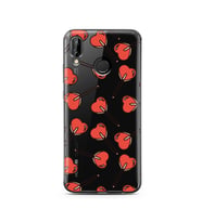 Şeker Tasarımlı Süper Şeffaf Silikon Telefon Kılıfı Huawei P20 Lite  