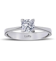Lova G Renk 0,55 Karat Pırlanta Tektaş Yüzük - 1030004