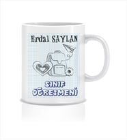 Sınıf Öğretmeni Kişiye Özel Kupa Bardak