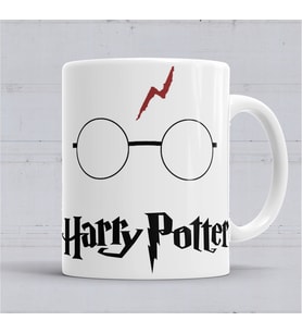 Harry Potter  Gözlüğü Kupa Bardak Porselen