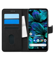 Microsonic General Mobile GM 20 Kılıf Fabric Book Wallet Siyah