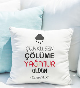 Kişiye Özel Şiir Yastığı