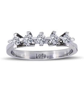 Lova G Renk 0,34 Karat Pırlanta Beştaş Yüzük - 1070074