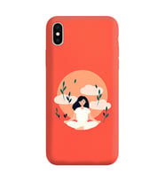 Turuncu Lansman Telefon Kılıfı Iphone XS