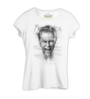 Metallica - Enter sandman Beyaz Kadın Tshirt