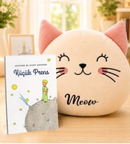 Sevimli Panda Polar Yastık & Küçük Prens Kitabı Hediye Seti