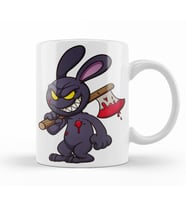 Looney Tunes Evil Bunny  Cartoon Kupa Bardak Porselen