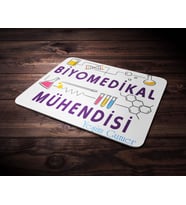 Kişiye Özel Biomedikal Mühendisi Tasarımlı Mouse Pad (Renksiz)