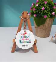 Mesajlı Kimya Mühendisi Tasarımlı Kişiye Özel Kimya Mühendisi Ahşap Anahtarlık