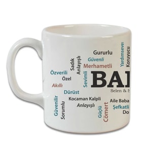 BABA Yazılı Bardak