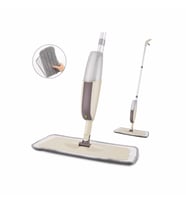 Pazarız Microfiber Bezli Deterjan Hazneli Sprey Mop Bej