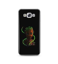 Baby Groot Tasarım Süper Şeffaf Silikon Telefon Kılıfı Samsung E7