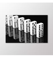 Arty Tablo Domino Taşları Tablo (Karışık)