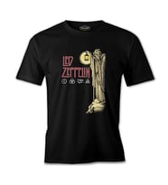 Led Zeppelin - Stairway to Heaven Siyah Erkek Tshirt