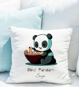 Kişiye Özel Obur Pandam Yastığı