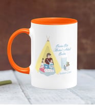 BK Gift Kişiye Özel Babalar Günü Temalı Turuncu Kupa Bardak 30374t