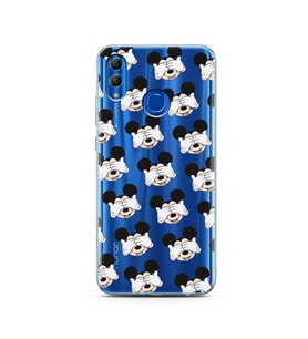 Mickey Tasarımlı Süper Şeffaf Silikon Telefon Kılıfı Huawei Honor 10 Lite