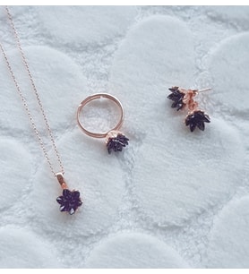 Lotus Gümüş Set