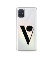 Samsung A51 Harf Tasarımlı Telefon Kılıfı V-Harfi 