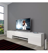 Decoraktiv 1e1 Slm 180 cm. Tv Ünitesi Tv Sehpası (Beyaz)
