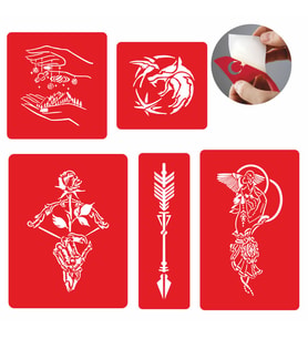 Doğruluk Sembolleri Şablon Seti Tattoo SPREYSİZ
