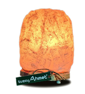 Tuzcu Ahmet Beyaz Tuzdan Yapılmış 9-10 kg Çankırı Tuz Lambası